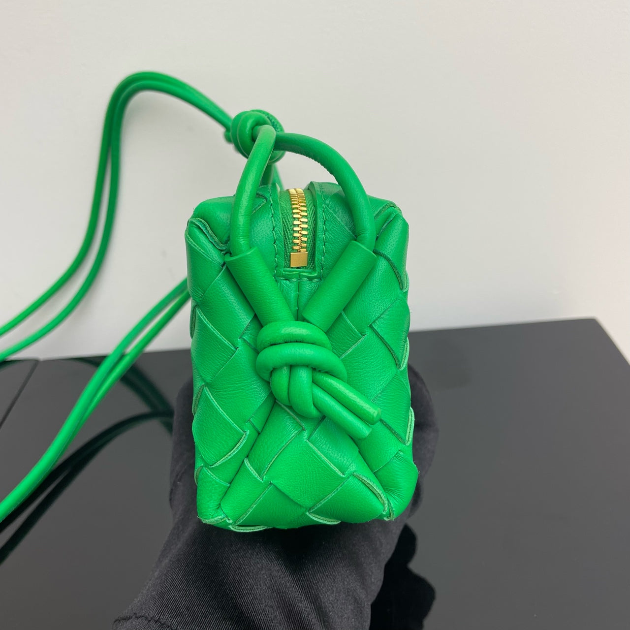 Bottega Veneta Loop Camera Bag In Green