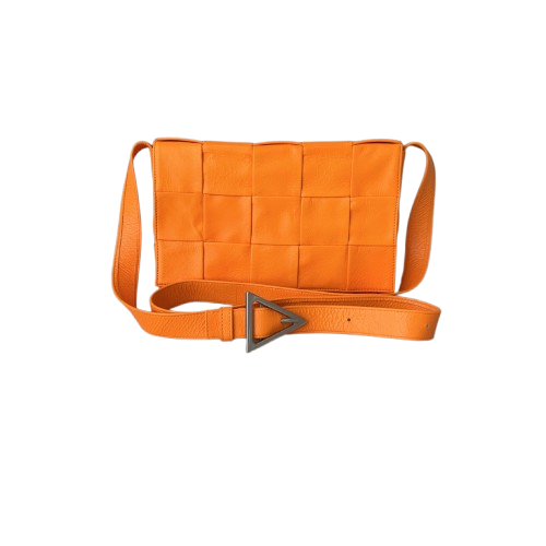 Bottega Veneta Cassette Padded Crossbody Bag In Orange