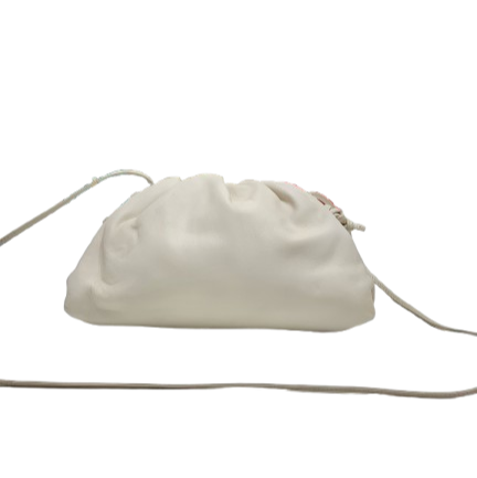 Bottega Veneta Mini Pouch Clutch Bag In White