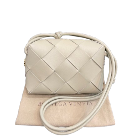 Bottega Veneta Small Cassette Camera Bag In White