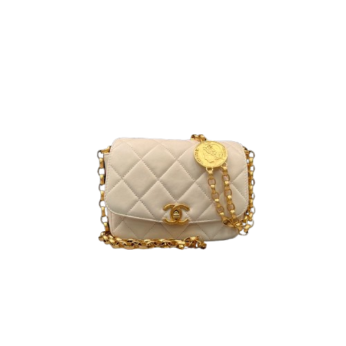 Chanel Classic Flap Coin Chain Crossbody Bag