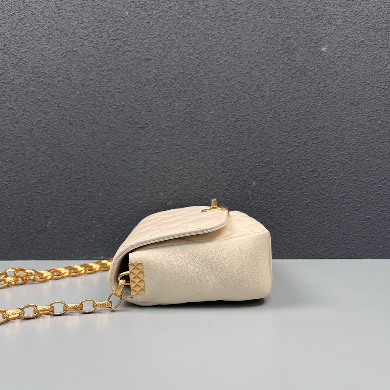 Chanel Classic Flap Coin Chain Crossbody Bag