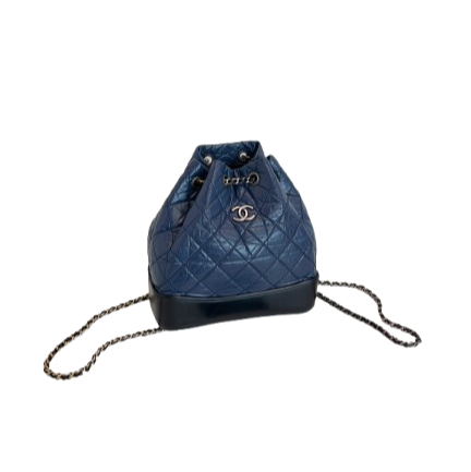 Chanel Gabrielle Backpack In Blue/Black