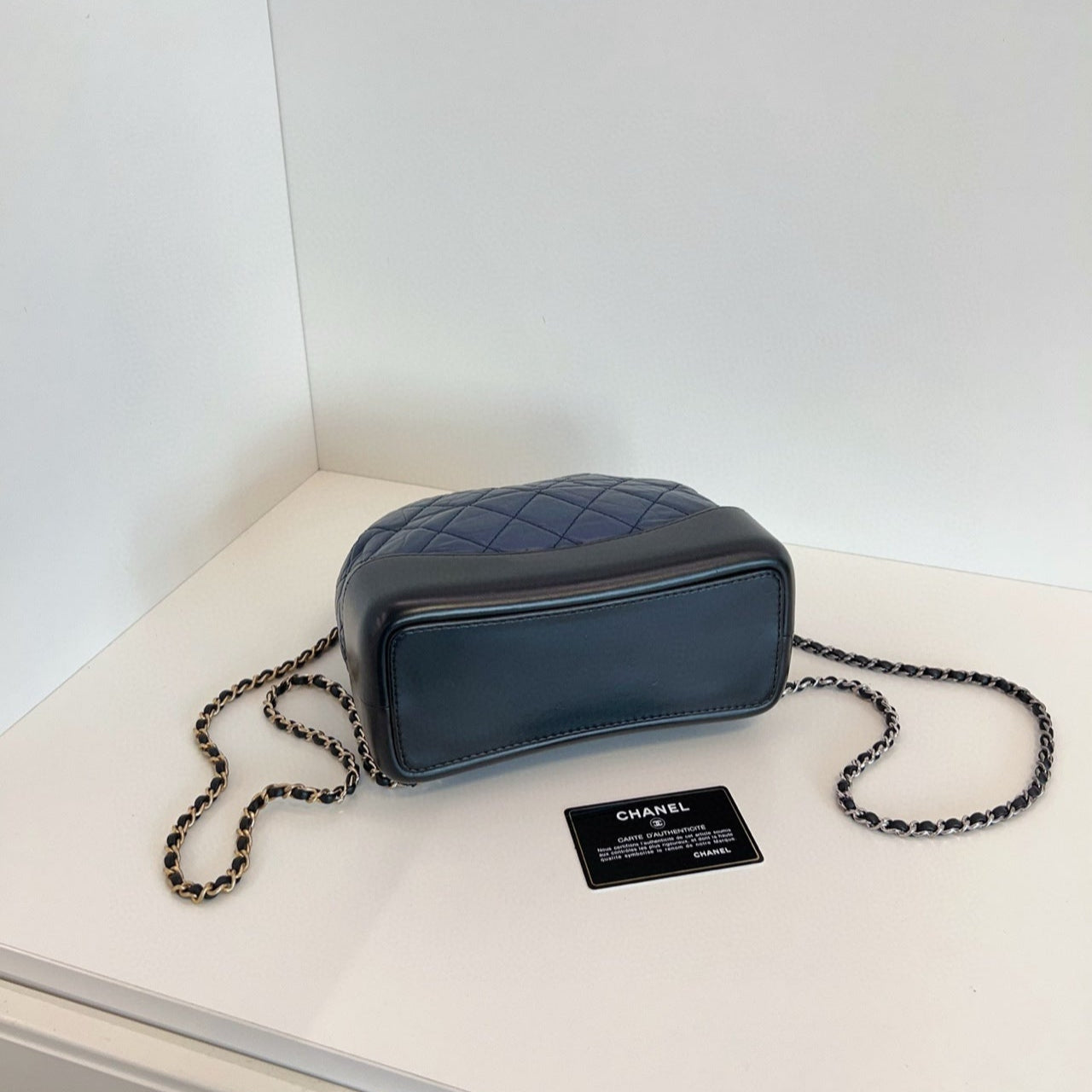 Chanel Gabrielle Backpack In Blue/Black