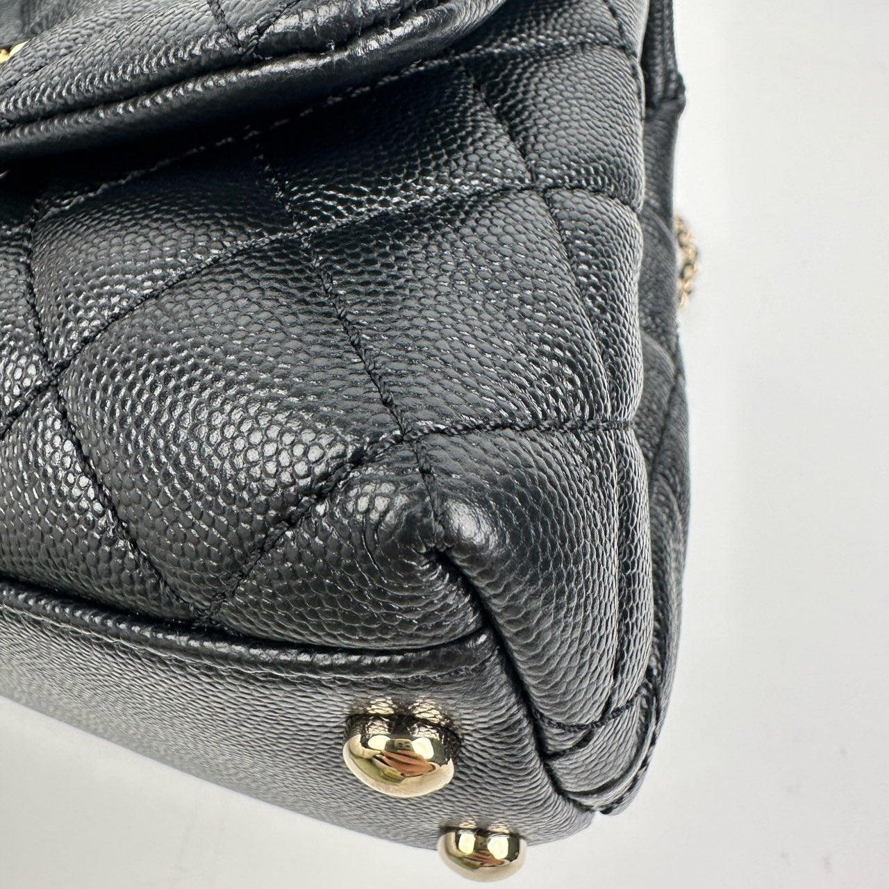 Chanel Flap Bag Coco Top Handle In Black