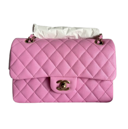 Chanel Classic Flap Small Bag In Pink