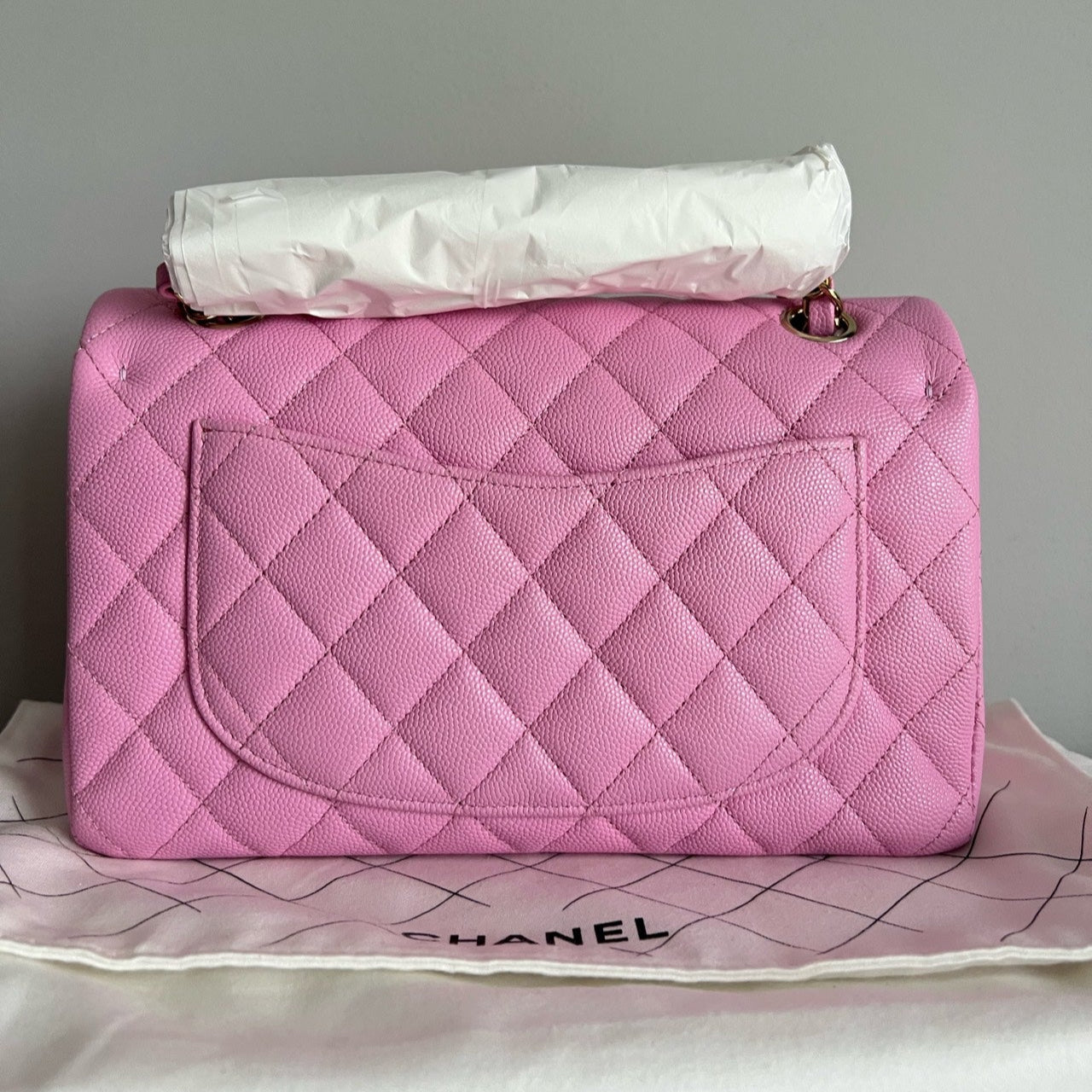 Chanel Classic Flap Small Bag In Pink