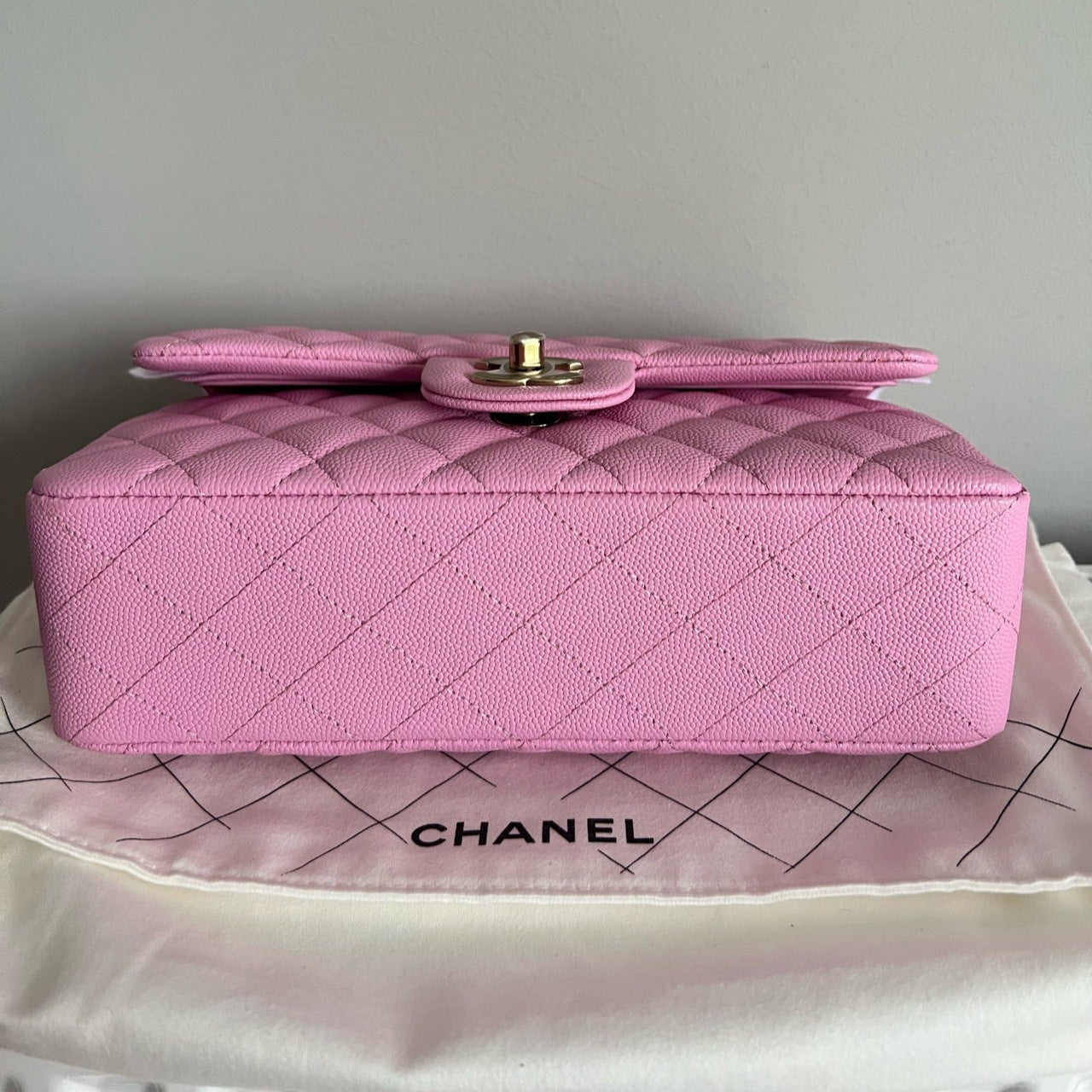 Chanel Classic Flap Small Bag In Pink