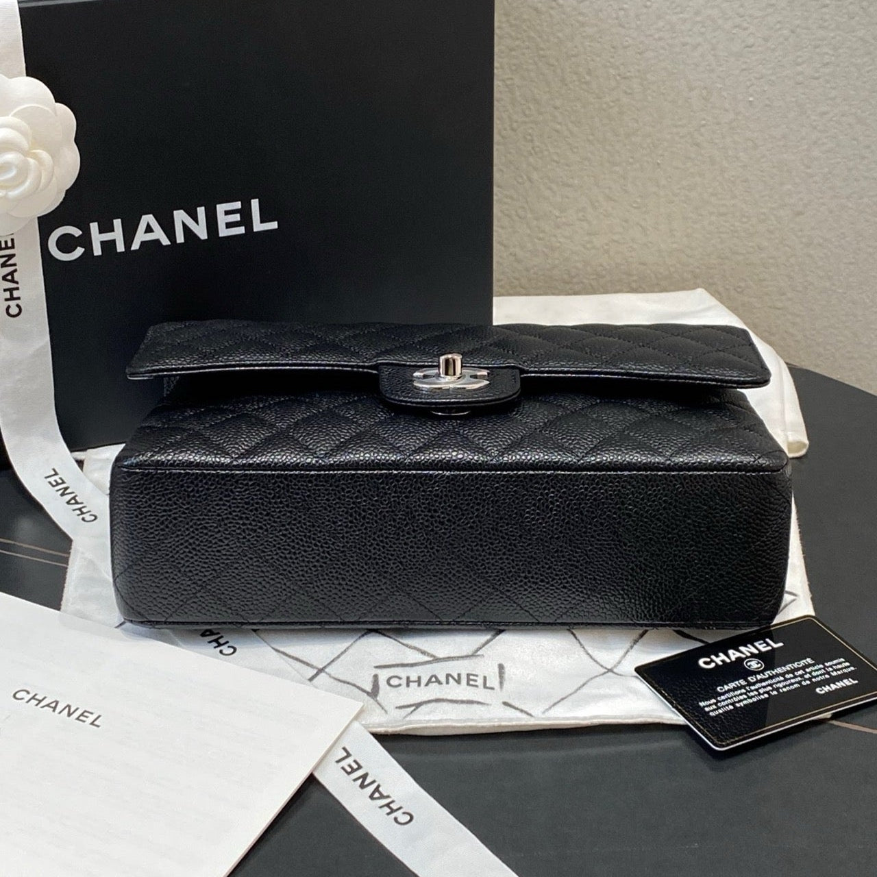 Chanel Classic Flap (CF) Medium In Black