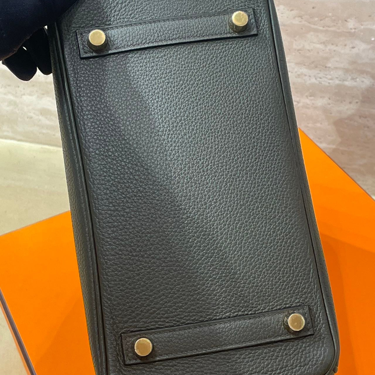 Hermès Birkin 25 G8 Vert Maquis Togo Gold Hardware