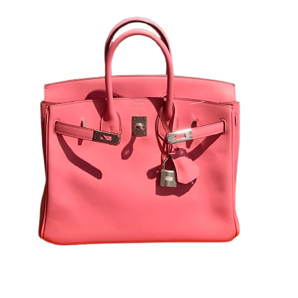 Hermès Birkin 25 K4 Rose Dete Swift Palladium Hardware