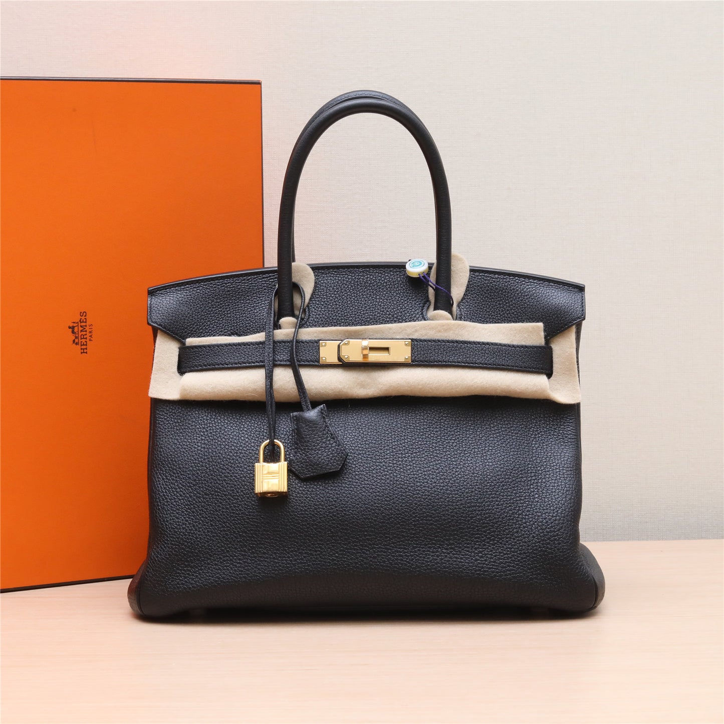 Hermès Birkin 30 89 Noir Togo Gold Hardware