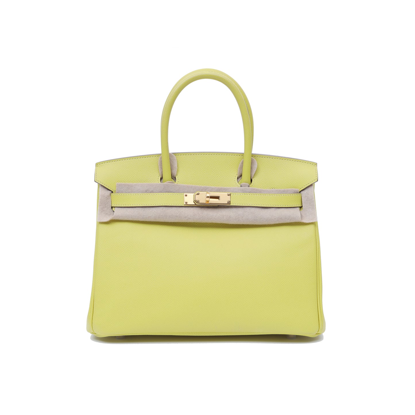 Hermès Birkin 30 9R Lime Epsom Gold Hardware