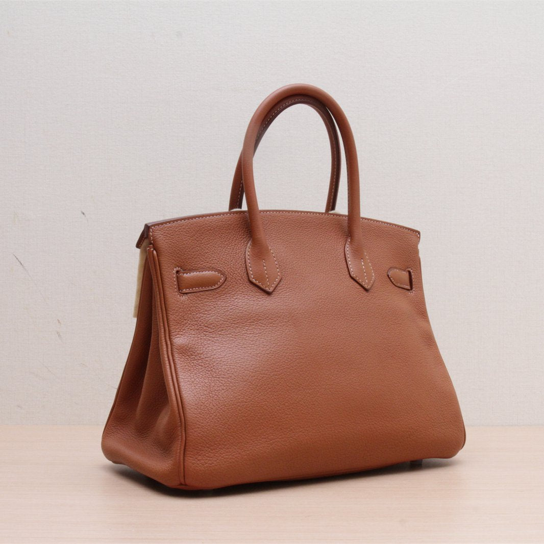 Hermès Birkin 30 34 Fauve Barenia Palladium Hardware