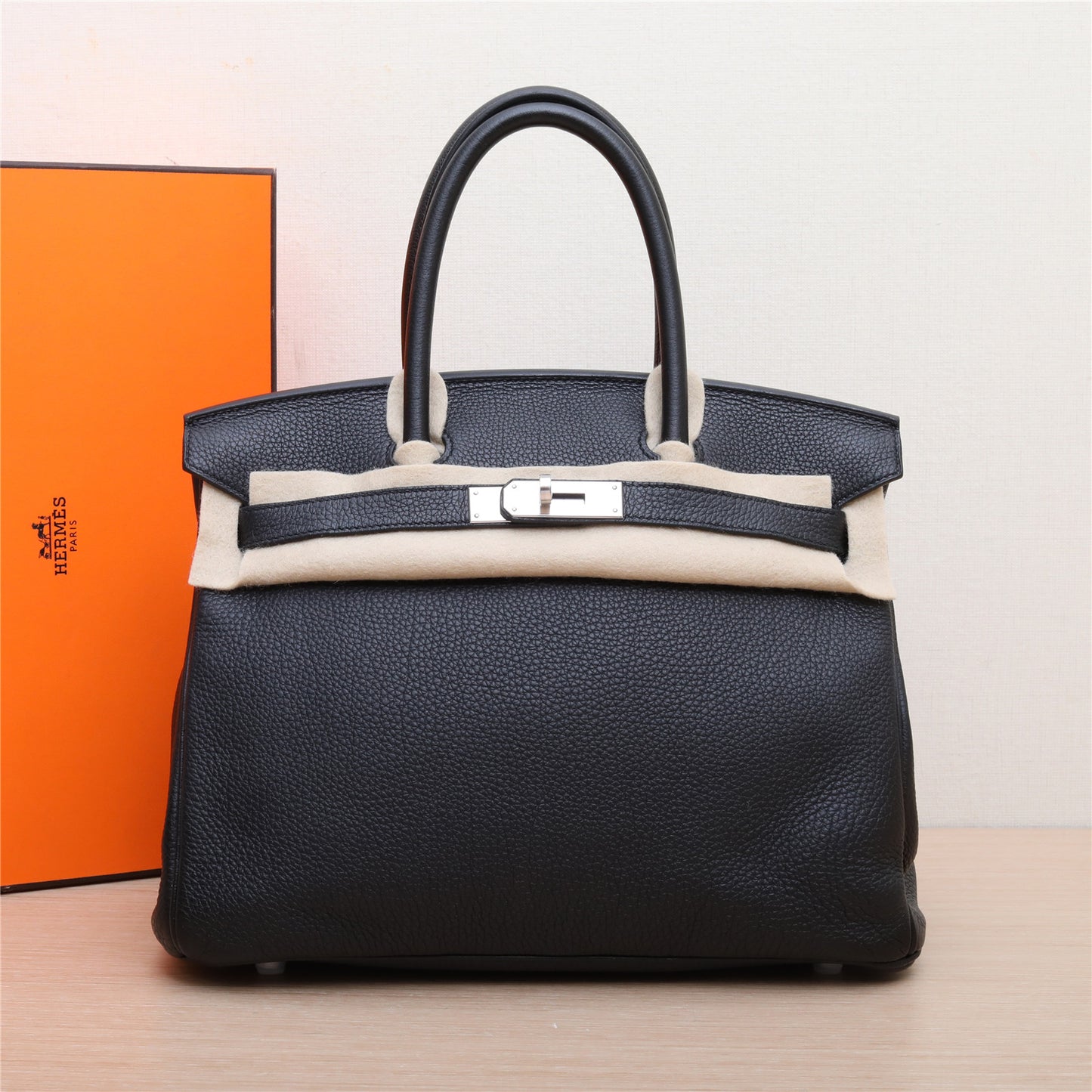 Hermès Birkin 30 89 Noir Togo Palladium Hardware