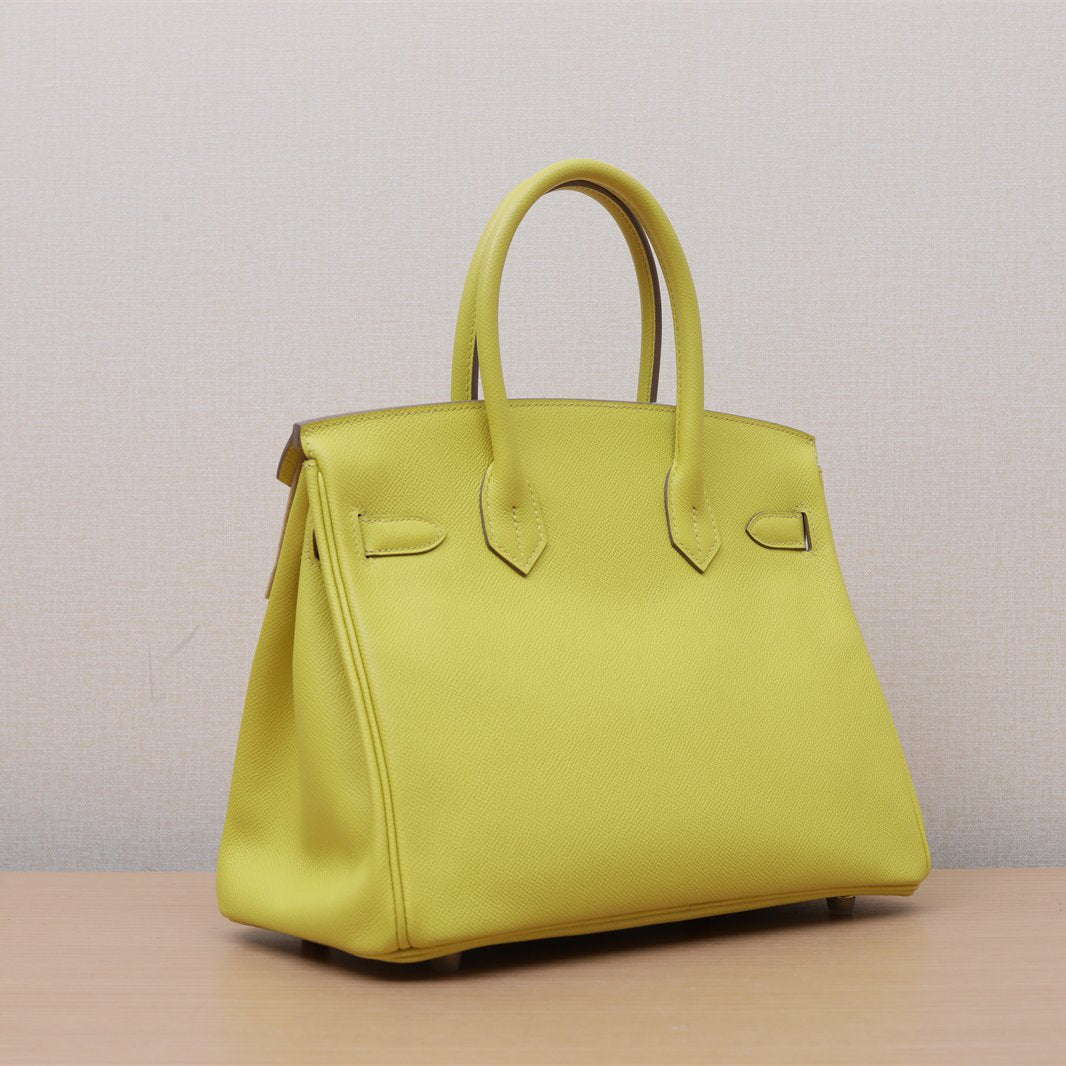 Hermès Birkin 30 9R Lime Epsom Gold Hardware