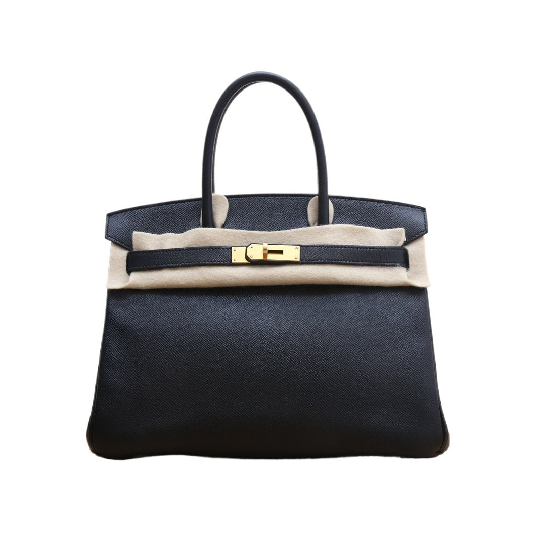 Hermès Birkin 30 89 Noir Epsom Gold Hardware