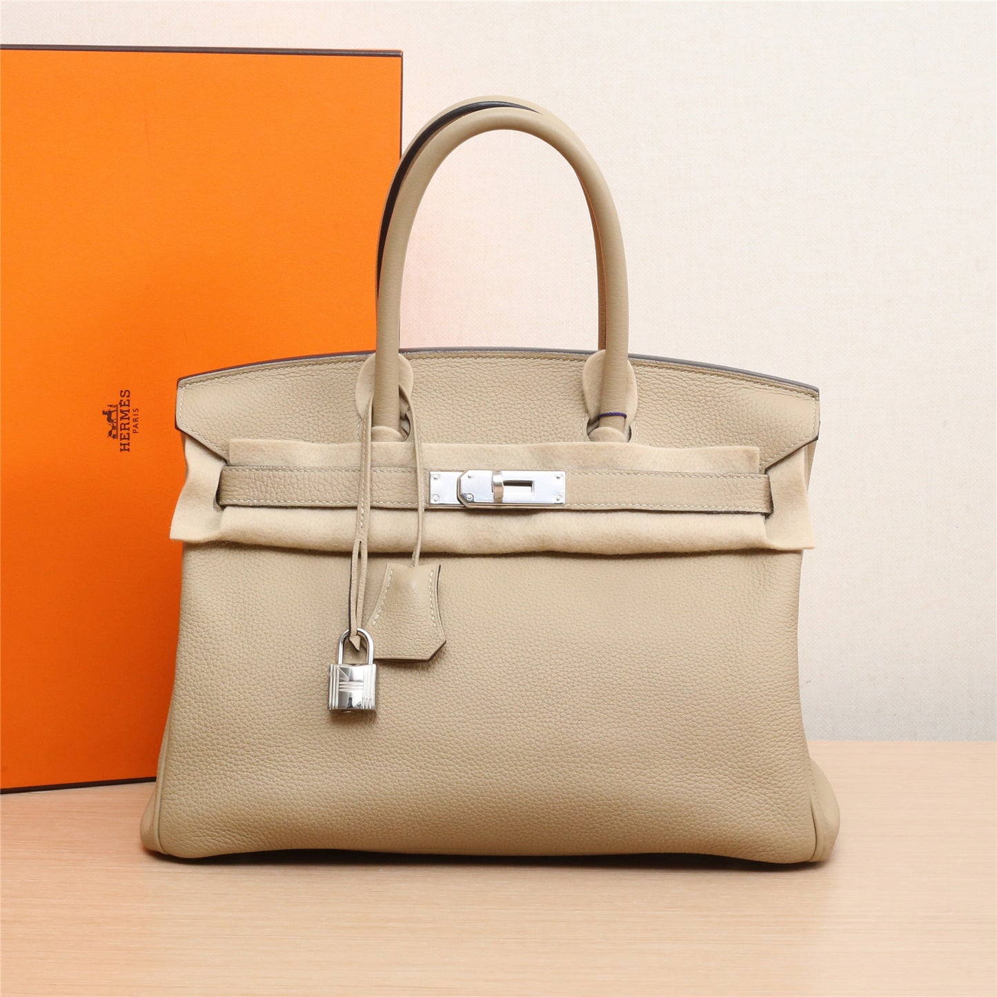 Hermès Birkin 30 S2 Trench Togo Palladium Hardware