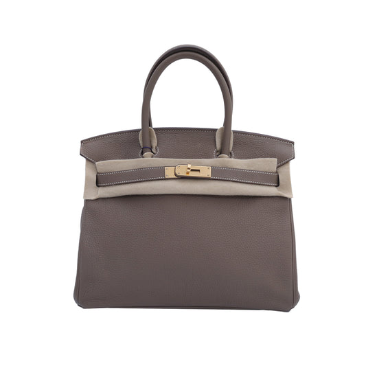 Hermès Birkin 30 18 Etoupe Togo Gold Hardware