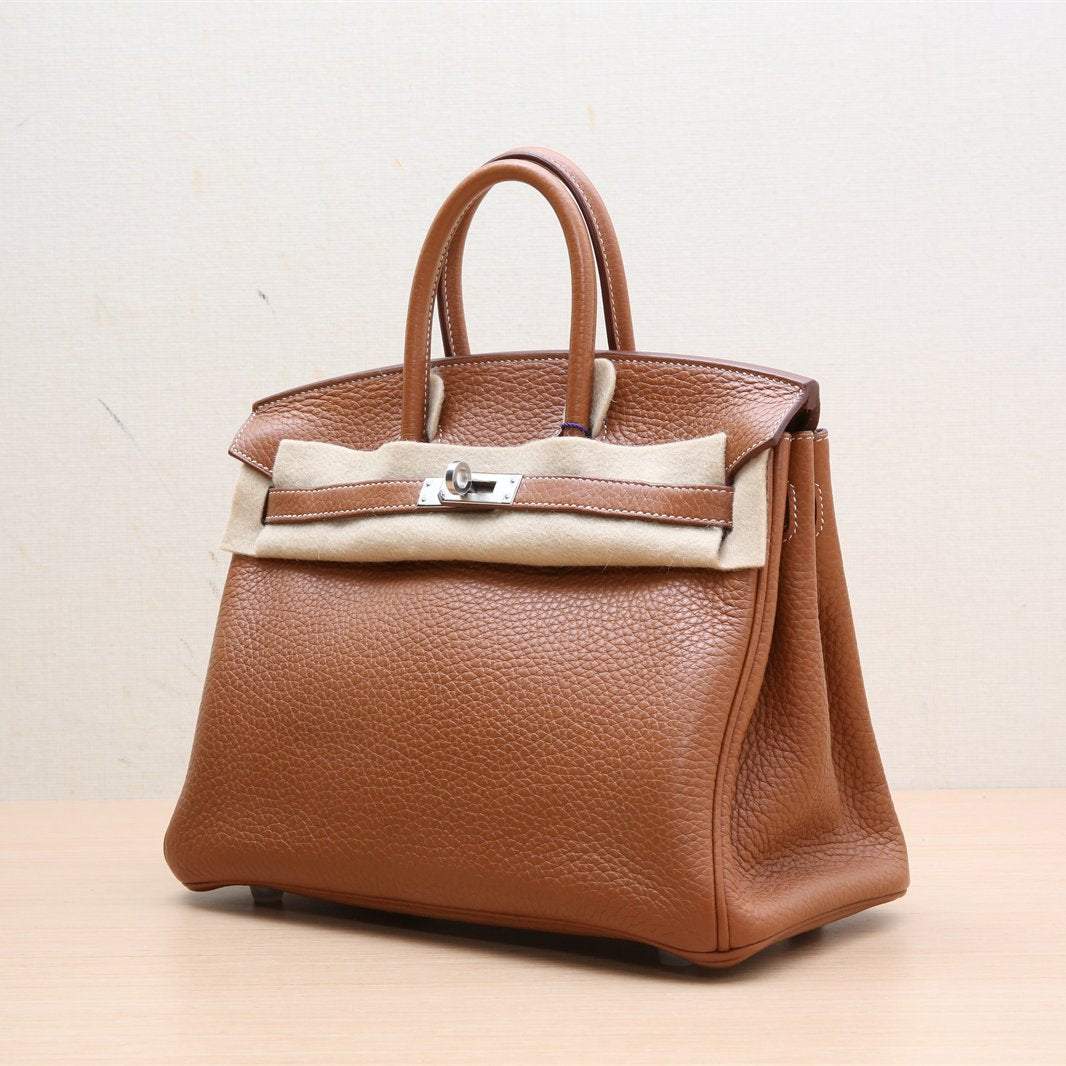 Hermès Birkin 25 37 Gold Taurillon Clemence Palladium Hardware