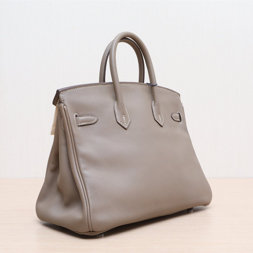 Hermès Birkin 25 18 Etoupe Swift Palladium Hardware