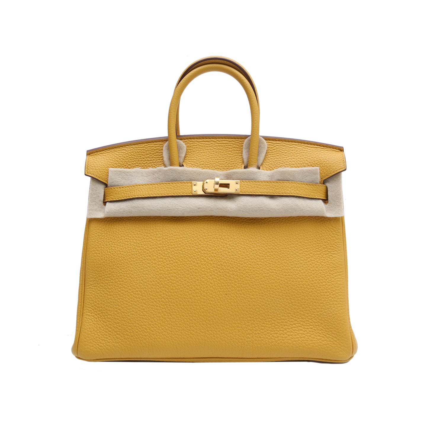 Hermès Birkin 25 9D Jaune Ambre Togo Gold Hardware