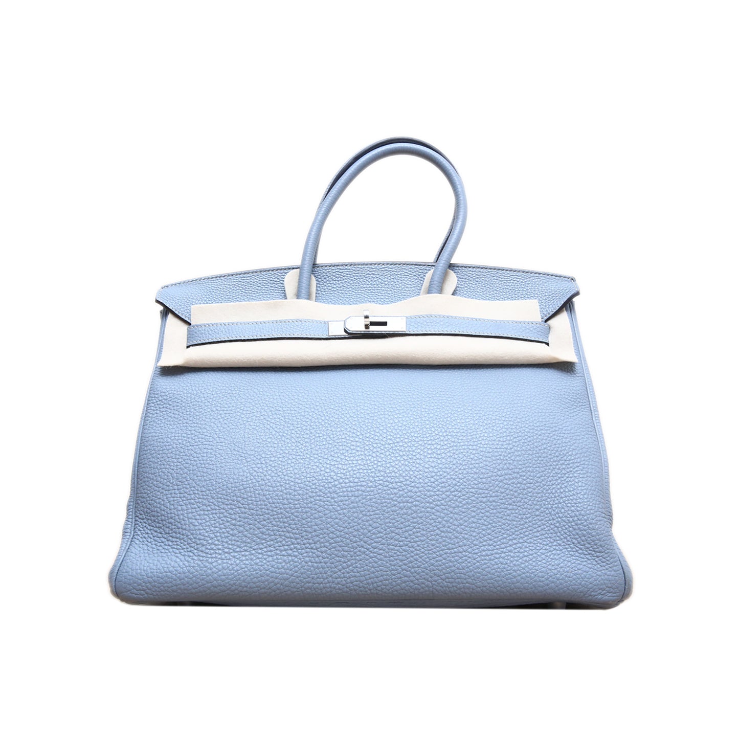 Hermès Birkin 35 J7 Bleu Lin Togo Palladium Hardware