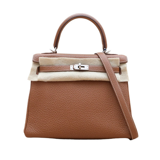 Hermès Kelly 25 37 Gold Togo Palladium Hardware