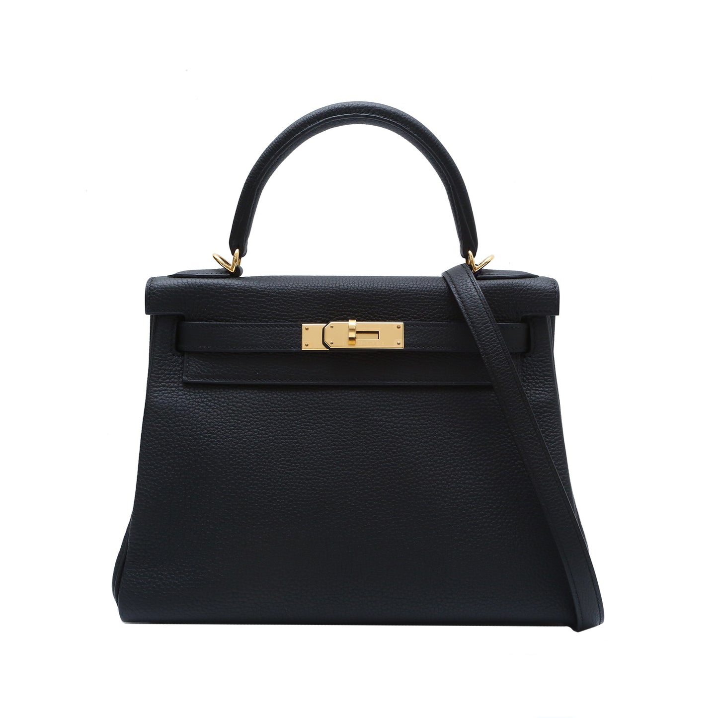 Hermès Kelly 28 89 Noir Togo Gold Hardware