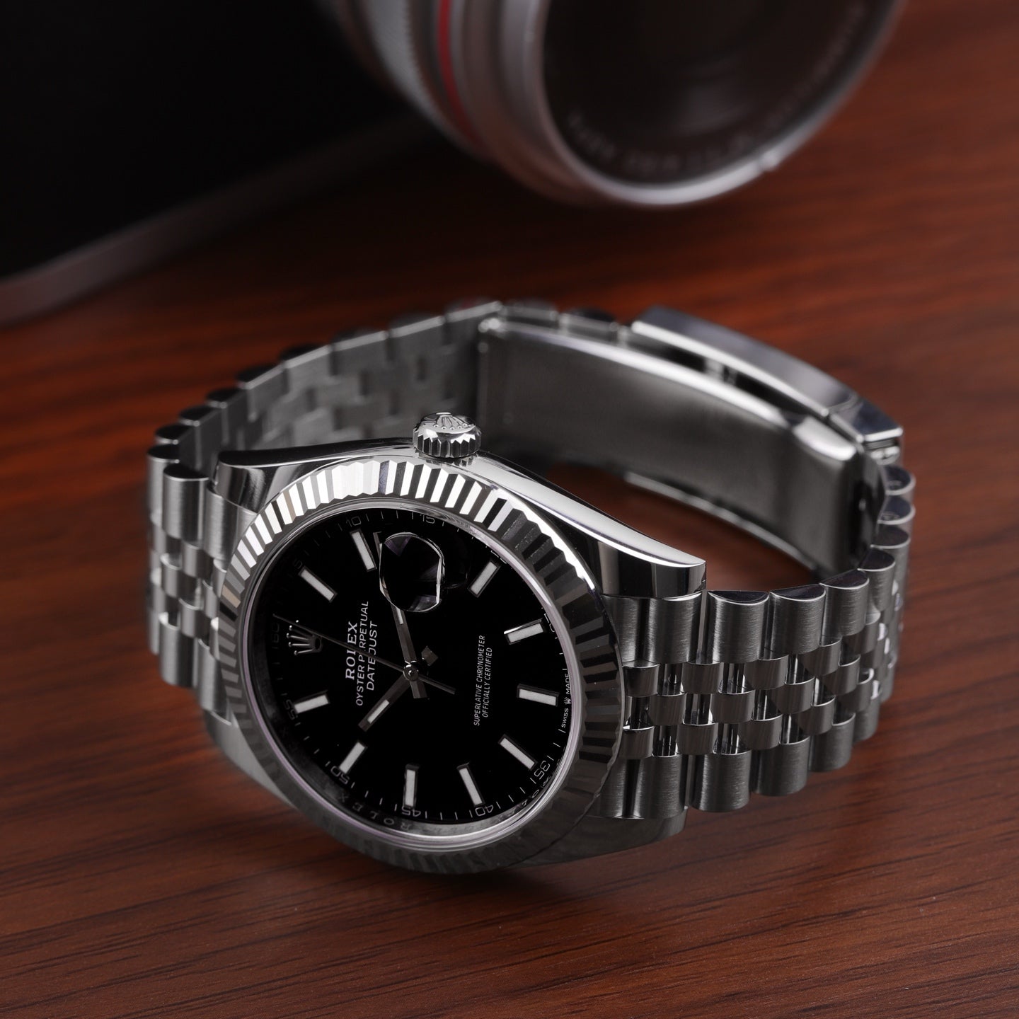 2025 Brand New Rolex - 126334-0018 Datejust 41 Stainless Steel Fluted / Jubilee / Black