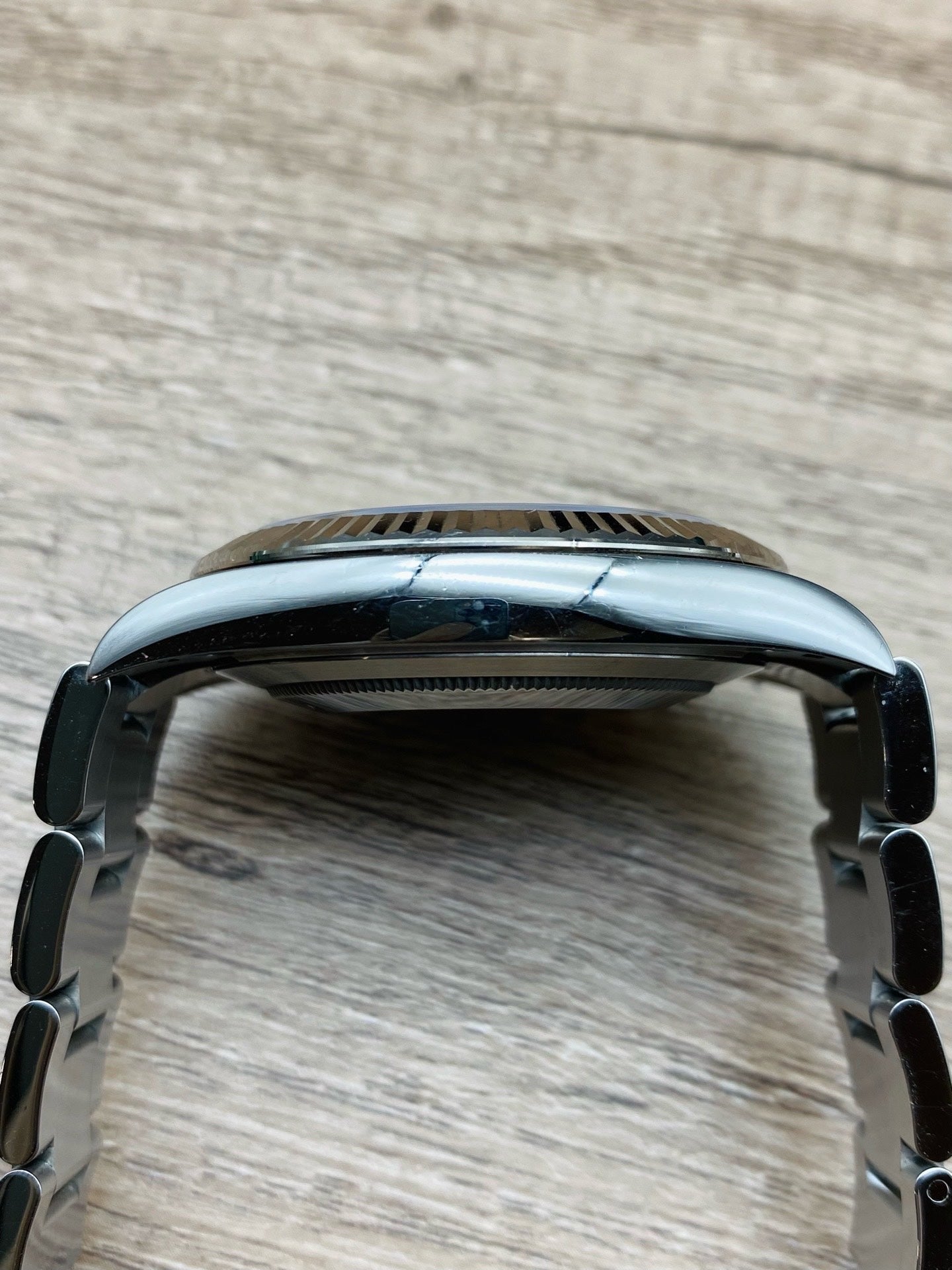 2024 Pre-owned Rolex - 126334-0025 Datejust 41 Stainless Steel Fluted / Blue - Roman / Oyster