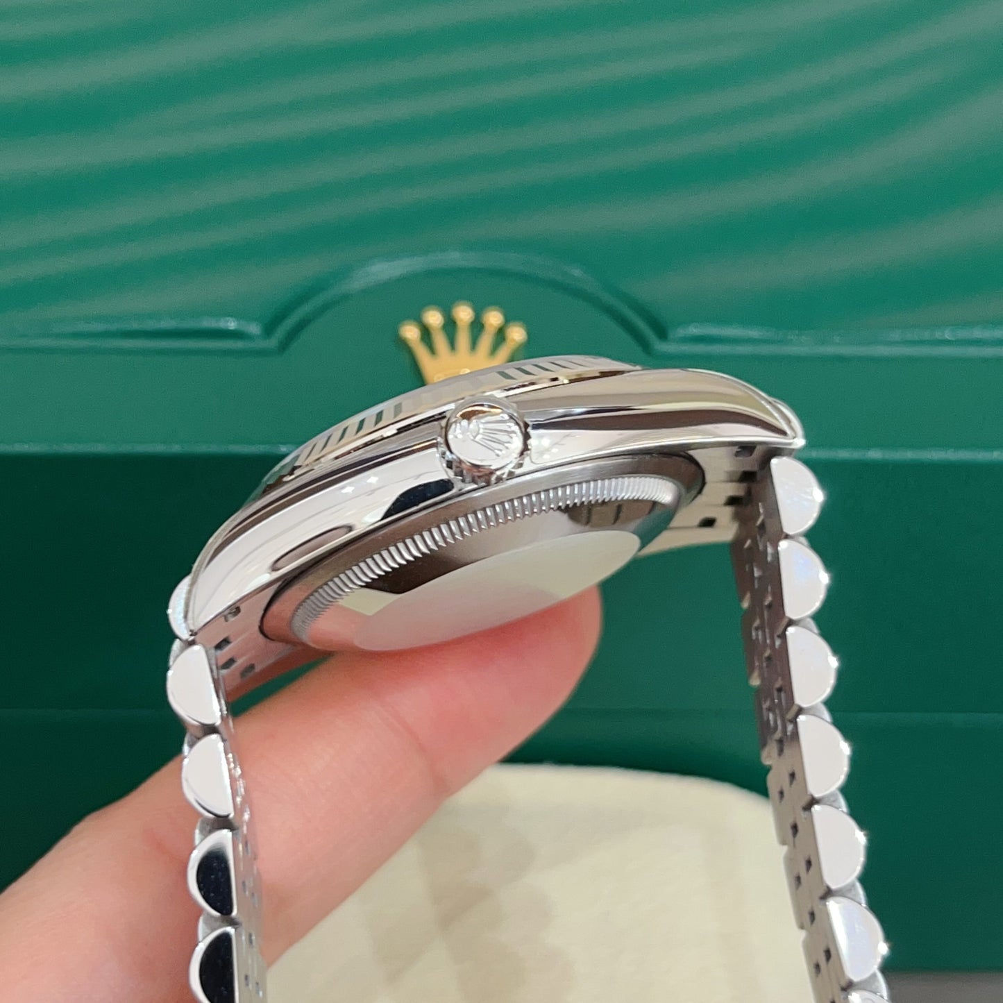 2025 Brand New Rolex - 126234-0017 Datejust 36 Stainless Steel / Fluted / Blue / Jubilee