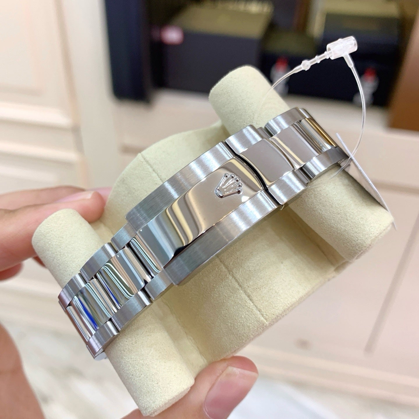 2025 Pre-owned Rolex - 126234-0038 Datejust 36 Stainless Steel / Fluted / Blue-Diamond / Oyster