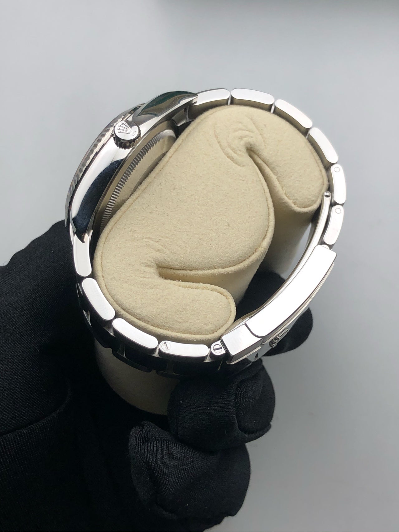 2025 Pre-owned Rolex - 126234-0032 Datejust 36 Stainless Steel / Fluted / Pink Roman-Diamonds / Oyster