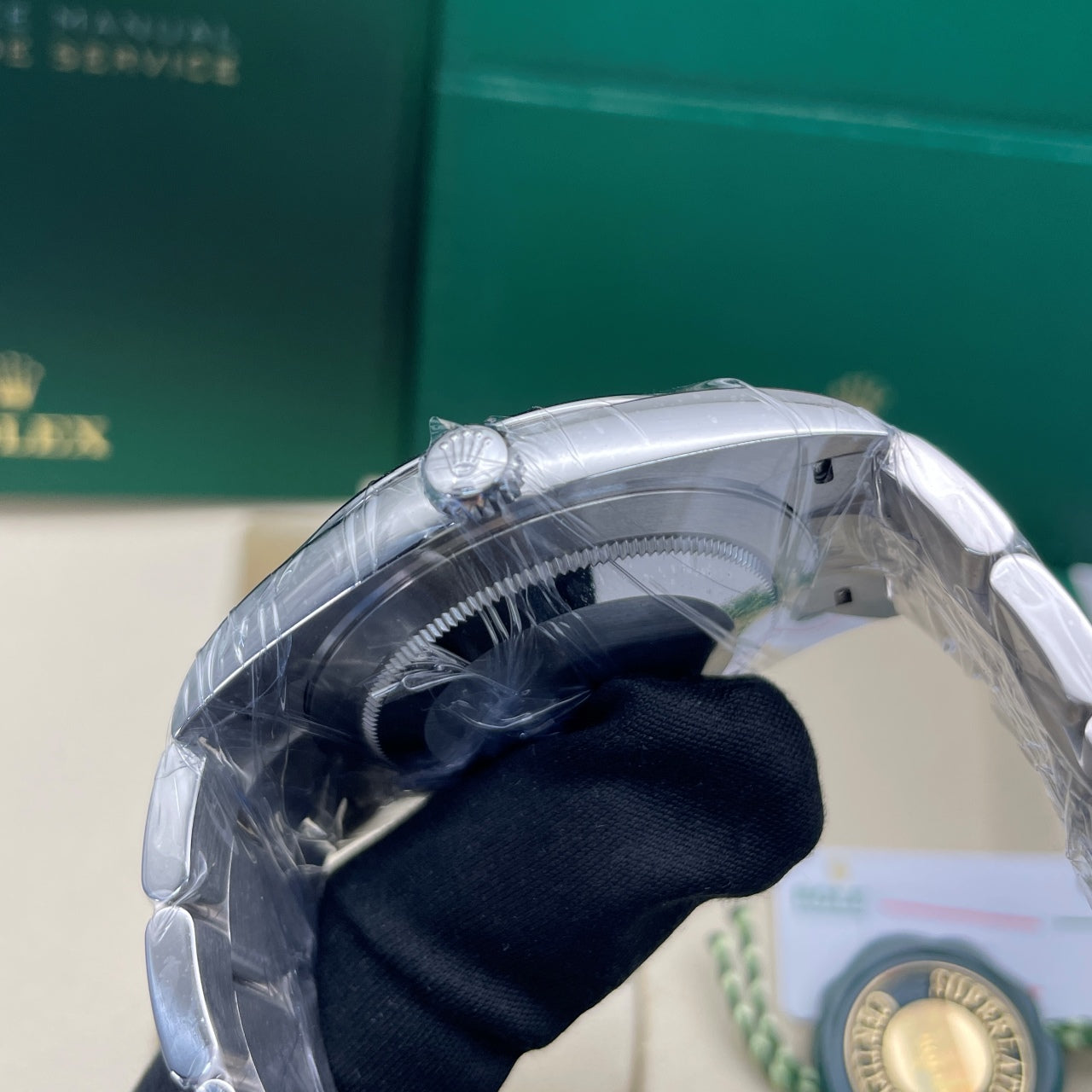 2025 Brand New Rolex - 126300-0013 Datejust 41 Stainless Steel Smooth / Oyster / Slate Roman