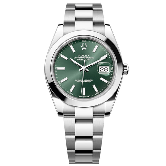 2025 Brand New Rolex - 126300-0019 Datejust 41 Stainless Steel Smooth / Jubilee / Oyster