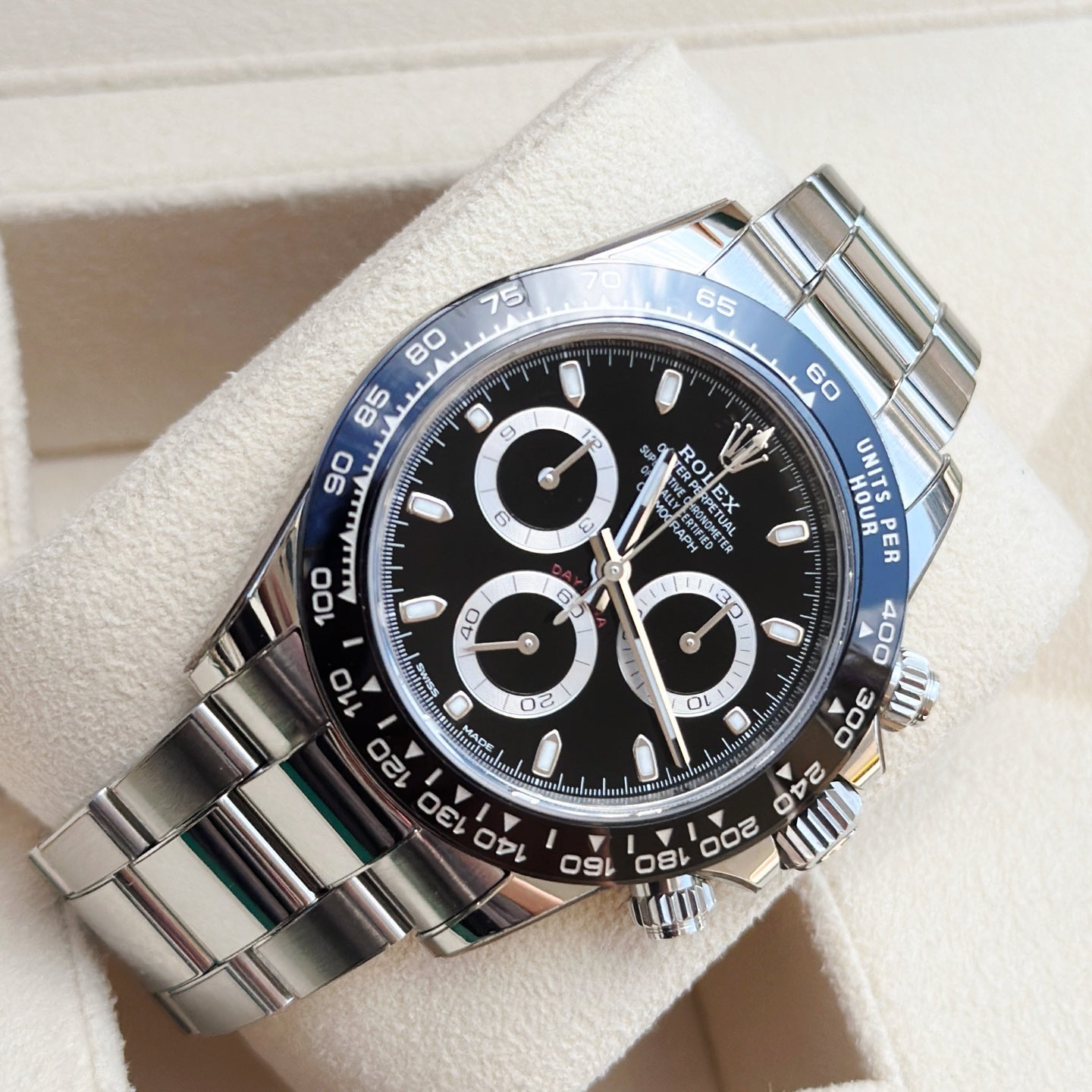 2023 Pre-owned Rolex - 116500LN-0002 Cosmograph Daytona Steel / Cerachrom / Black