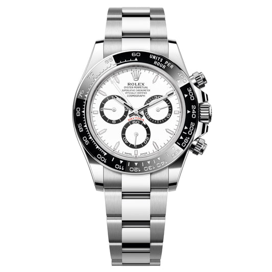 2025 Like New Rolex - 126500LN-0001 Cosmograph Daytona Stainless Steel - Cerachrom / White / Oyster