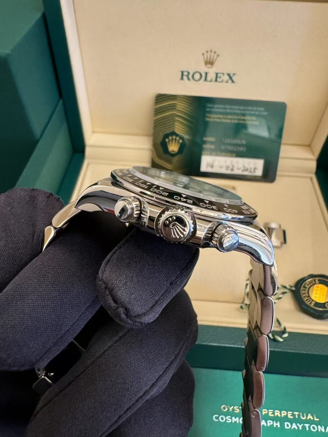 2025 Like New Rolex - 126500LN-0001 Cosmograph Daytona Stainless Steel - Cerachrom / White / Oyster