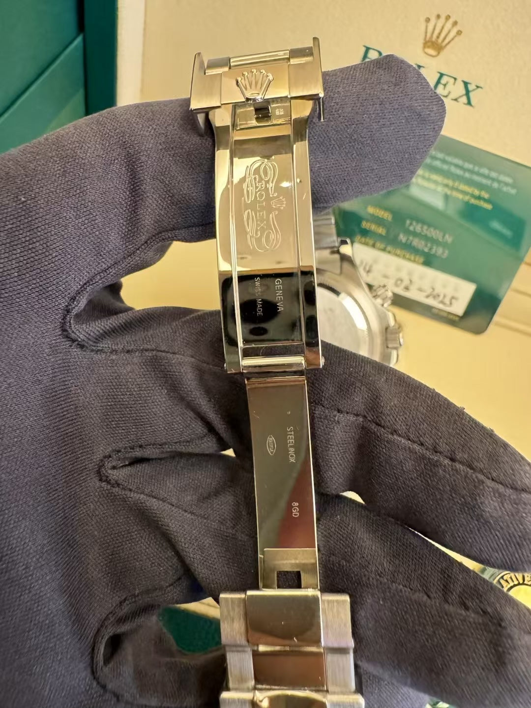 2025 Like New Rolex - 126500LN-0001 Cosmograph Daytona Stainless Steel - Cerachrom / White / Oyster