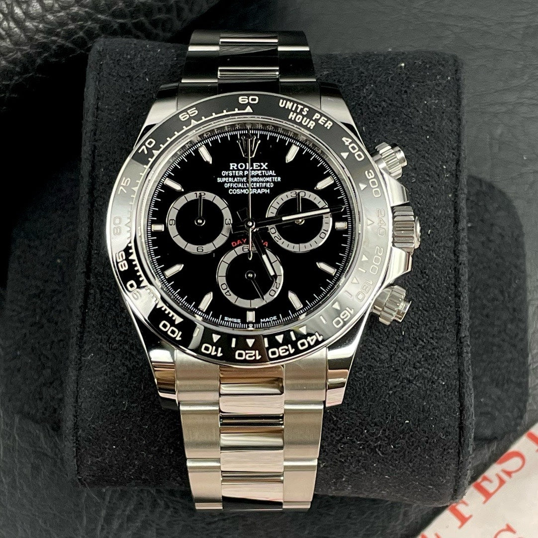 2025 Brand New Rolex - 126500LN-0002 Cosmograph Daytona Stainless Steel - Cerachrom / Black / Oyster