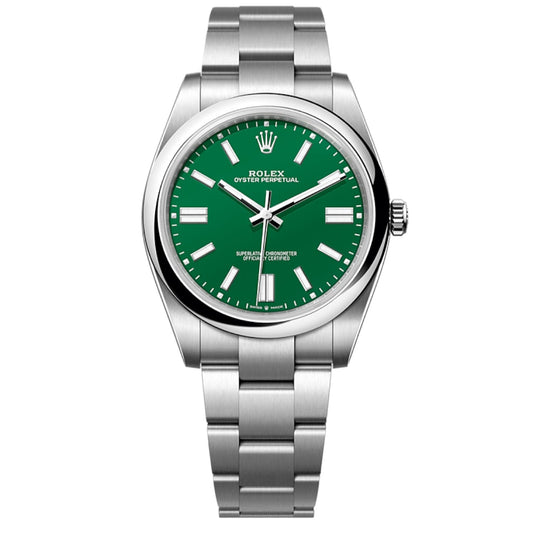 2025 Brand New Rolex - 124300-0005 Oyster Perpetual 41 Stainless Steel / Green