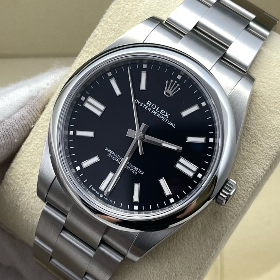 2025 Brand New Rolex - 124300-0002 Oyster Perpetual 41 Stainless Steel / Black