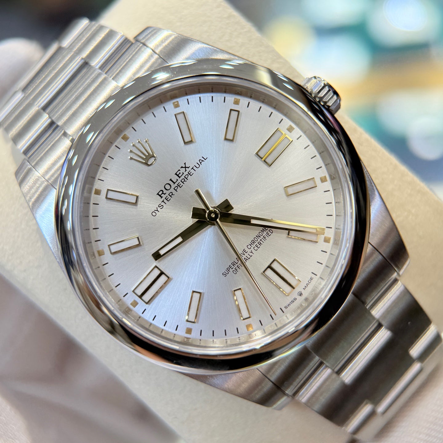 2025 Brand New Rolex - 124300-0001 Oyster Perpetual 41 Stainless Steel / Silver