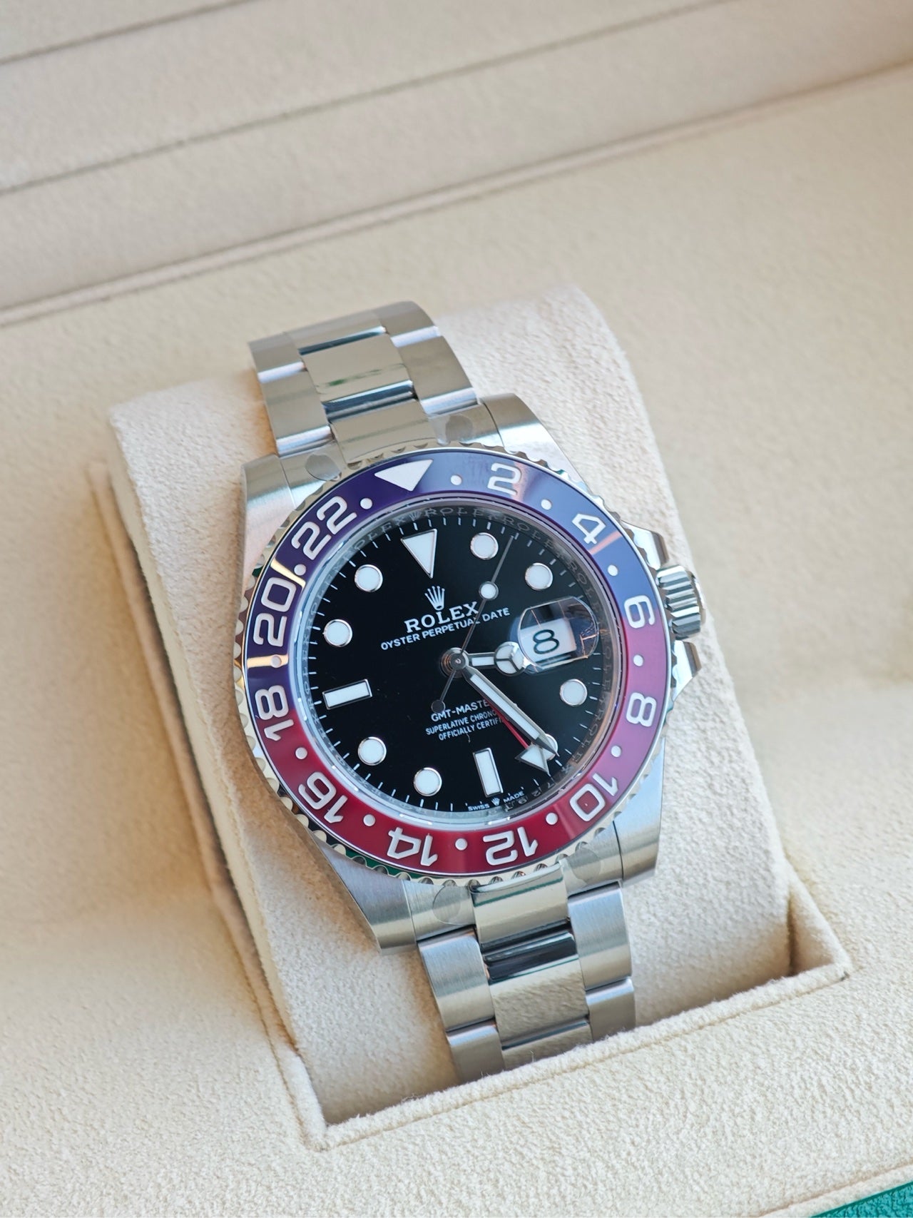 2025 Brand New Rolex - 126710BLRO-0002 GMT-Master II Stainless Steel / BLRO / Oyster