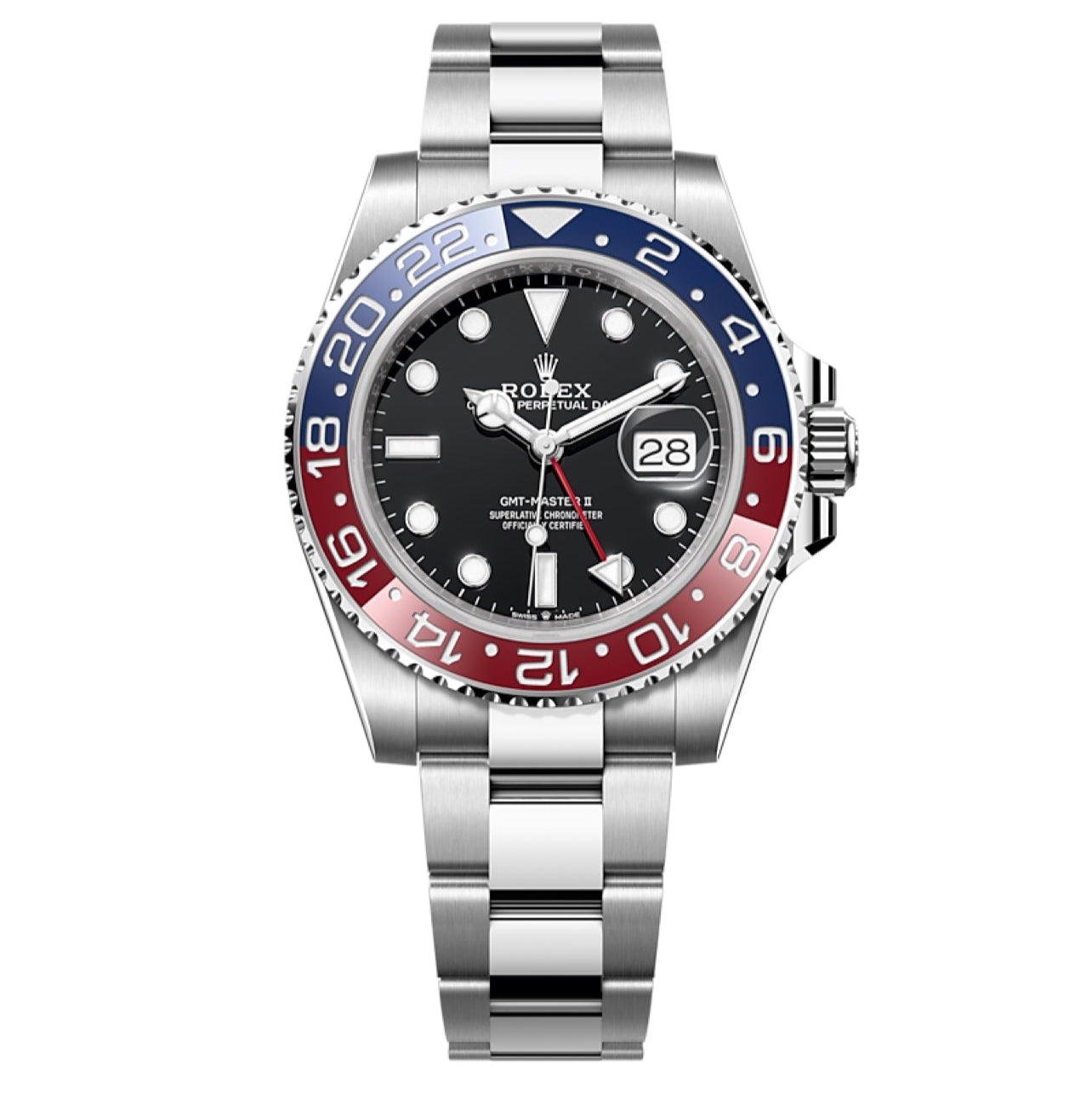 2025 Brand New Rolex - 126710BLRO-0002 GMT-Master II Stainless Steel / BLRO / Oyster