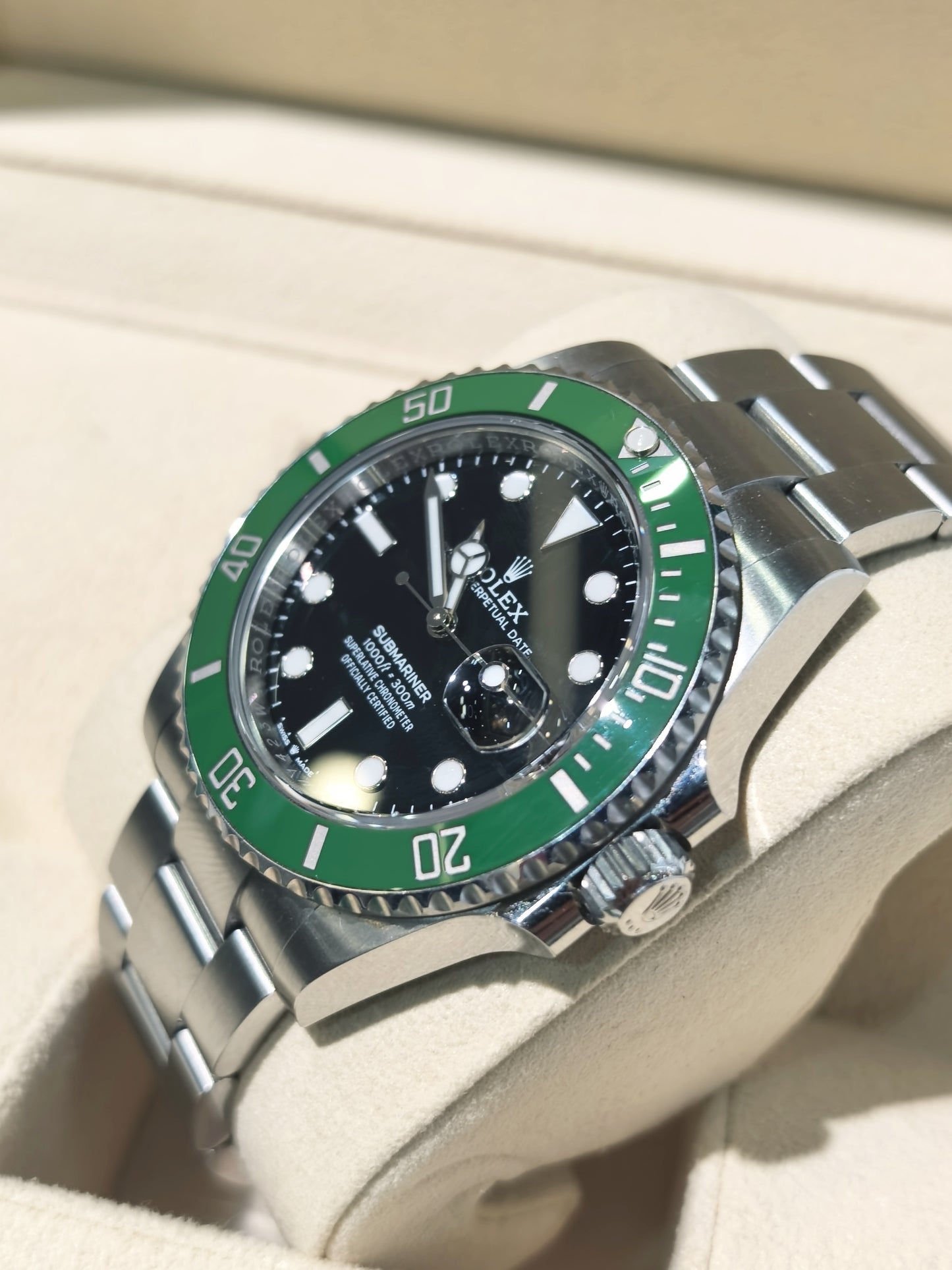 2024 Pre-owned Rolex - 126610LV-0002 Submariner Date 41 Stainless Steel / Black / Green Cerachrom