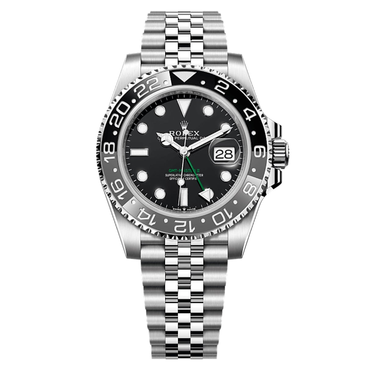 2025 Brand New Rolex - 126710GRNR-0003 GMT-Master II Stainless Steel / GRNR / Jubilee