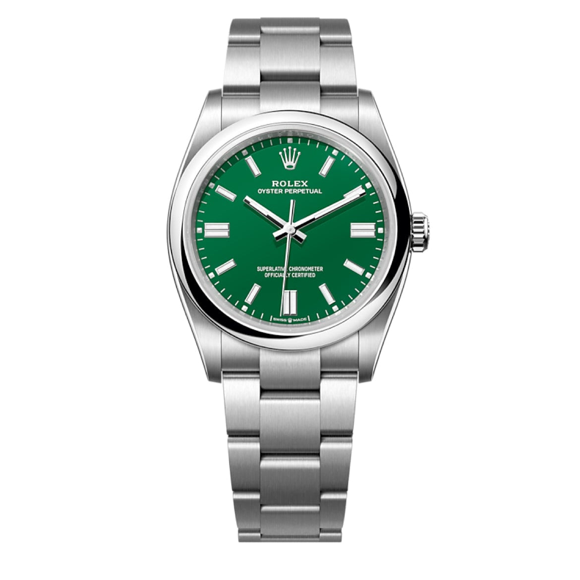 2025 Brand New Rolex - 126000-0005 Oyster Perpetual 36 Stainless Steel / Green