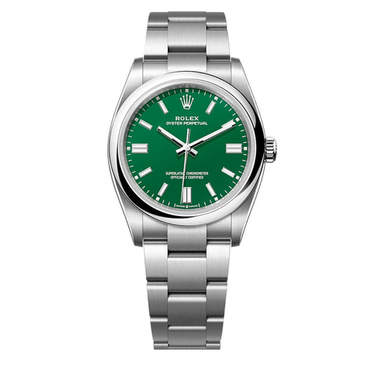 2025 Brand New Rolex - 126000-0005 Oyster Perpetual 36 Stainless Steel / Green